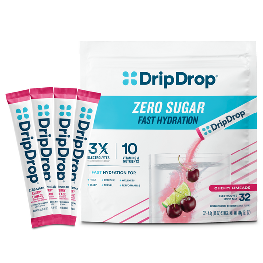 dripdrop-zero-sugar-cherry-limeade-electrolyte-powder-8-oz-sticks-32-count-n2 Zero_Cherry_Limeade_-_32ct_-_Transparent.png