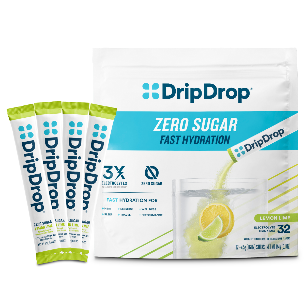 dripdrop-zero-sugar-lemon-lime-electrolyte-powder-8-oz-sticks-32-count-g5 Zero_Lemon_Lime_-_32ct_-_Transparent.png