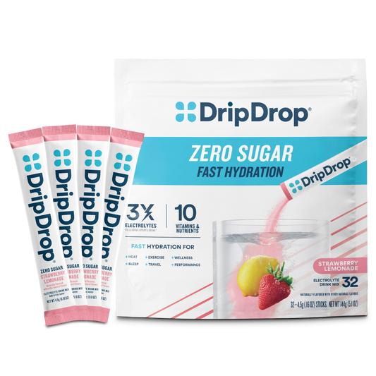 dripdrop-zero-sugar-strawberry-lemonade-electrolyte-powder-8-oz-sticks-32-count-y2 Zero_Strawberry_Lemonade_-_32ct_-_Transparent.png