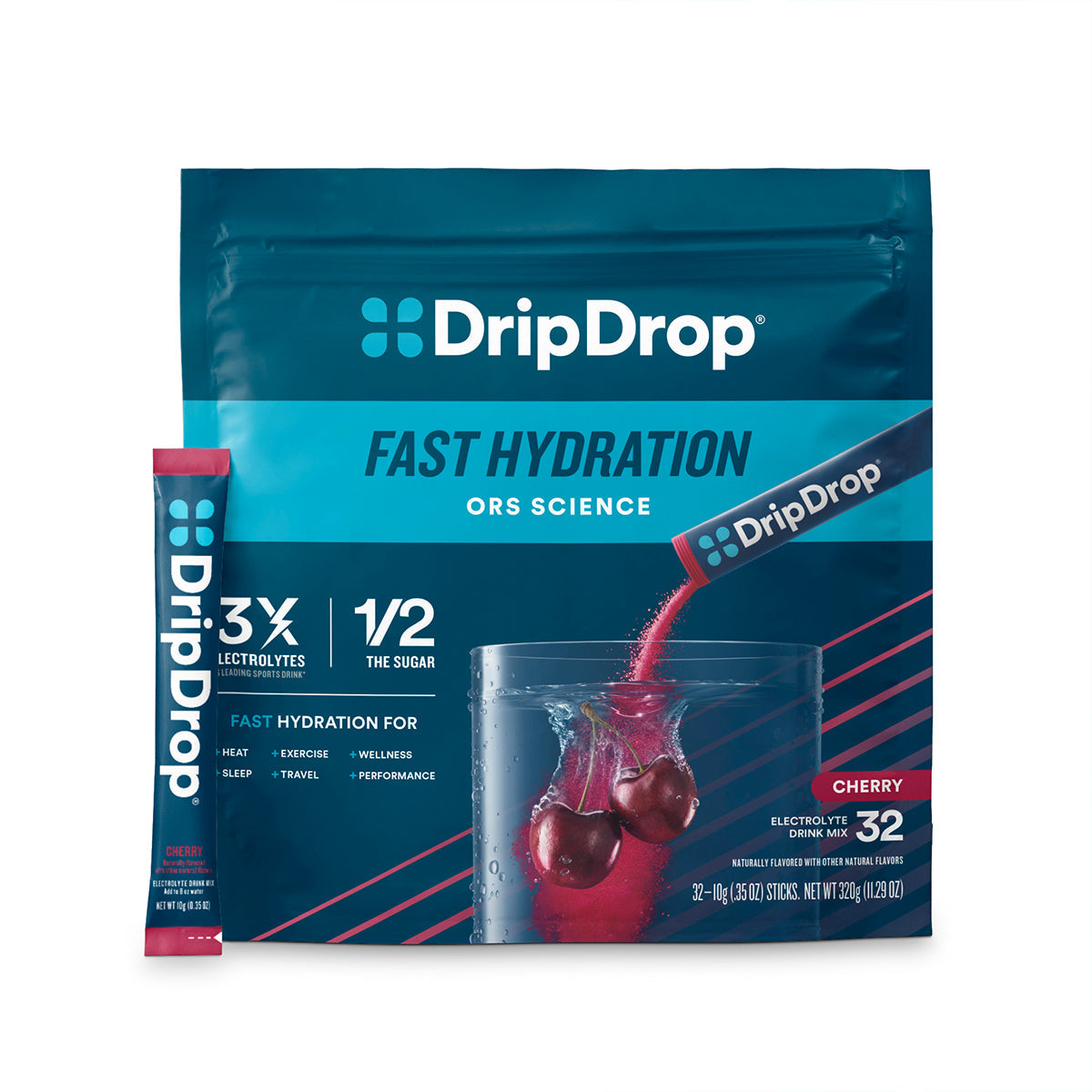 dripdrop-cherry-electrolyte-powder-8-oz-sticks-32-count-c3 eComm-OG-PDP_Hero_Cherry_1200x1200_2026_vFINAL.jpg